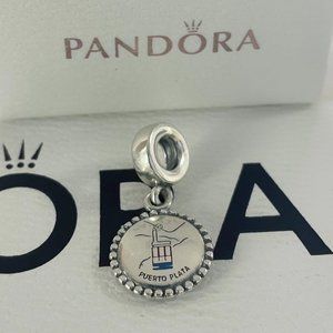Pandora Dominican Republic Puerto Plata Exclusive Dangle Charm Pendant